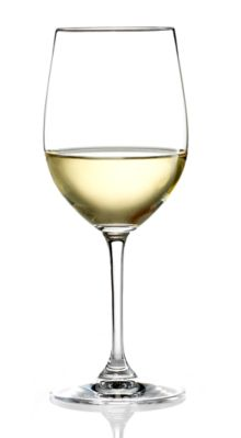 The beautiful color of Chardonnay in the glass