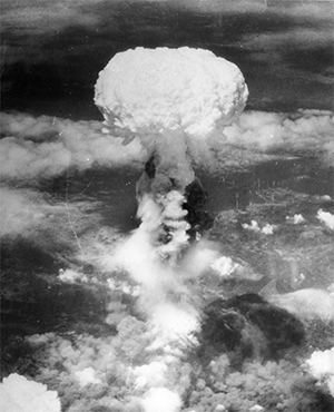 Atom bomb explosion in Nagasaki measured 5.0.
