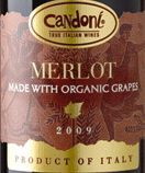 Candoni Merlot Organic 750ml