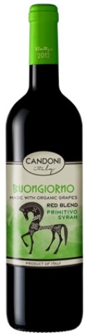 Candoni Primitivo Syrah Buongiorno Organic 2016 750ml