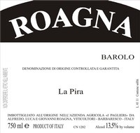 Roagna Barolo La Pira 2015 750ml