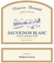 Reserve Durand Sauvignon Blanc 2020 750ml