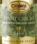 Candoni Pinot Grigio Organic 750ml