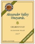Alexander Valley Vineyards Chardonnay 2018 750ml