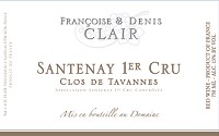 Francois & Denis Clair Santenay Clos De Tavannes 2017 750ml