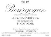 Domaine Esmonin Bourgogne Rouge Les Genevrieres 2019 750ml