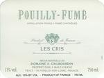 Cailbourdin Pouilly-Fume Les Cris 2019 750ml