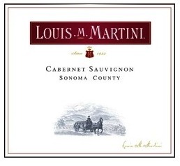 Louis M. Martini Cabernet Sauvignon Sonoma County 750ml