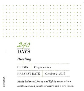 240 Days Riesling 750ml