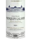 Chateau Tronquoy Lalande Saint Estephe 2015 750ml