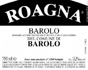 Roagna Barolo Di Barolo 2015 750ml