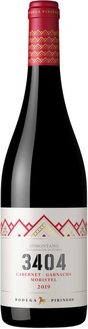 Bodega Pirineos Somontano Tinto 3404 2019 750ml