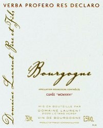 Dominique Laurent Bourgogne Cuvee Mcmxxvi 2015 750ml