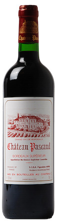 Chateau Pascaud Bordeaux Superieur 2016 750ml