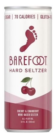 Barefoot Cherry Cranberry Seltzer Can 250ml