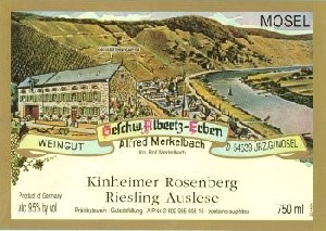 Merkelbach Kinheimer Rosenberg Riesling Auslese 4 2019 750ml