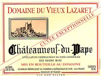 Domaine Du Vieux Lazaret Chateauneuf-Du-Pape Cuvee Exceptionelle 2015 750ml