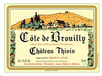Chateau Thivin Cote De Brouilly 2019 375ml