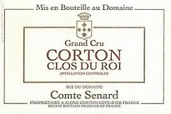Domaine Comte Senard Corton Clos Du Roi 2015 750ml