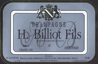 Henri Billiot Vintage Champagne Brut 2013 750ml
