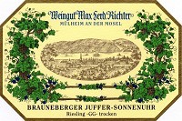 Max Ferdinand Richter Brauneberger Juffer Sonnenuhr Grosse Gewachs Riesl 2018 375ml