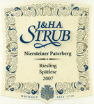 Strub Niersteiner Paterberg Riesling Spatlese 2019 750ml