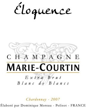 Marie Courtin Champagne Eloquence Blanc De Blancs Extra Brut 2015 750ml