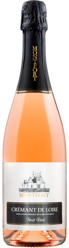 Chateau De Montfort Brut Rose Cremant De Loire NV 750ml