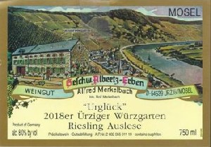 Merkelbach Urziger Wurzgarten Riesling Auslese Urgluck #11 2018 750ml