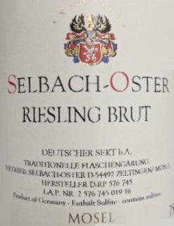 Selbach-Oster Pinot Sekt Brut 2017 750ml