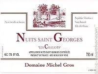 Domaine Michel Gros Nuits St. Georges Les Chaliots 2018 750ml