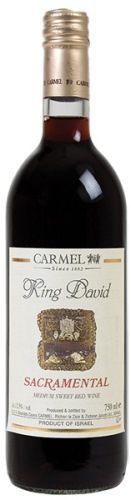 Carmel King David Sacramental Kosher 750ml