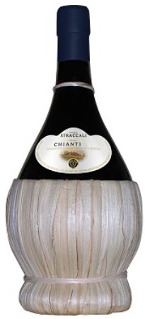 Straccali Chianti Straw Basket 750ml