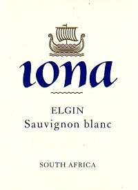Iona Vineyards Sauvignon Blanc 2017 750ml