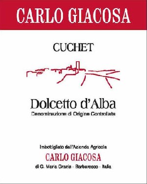 Carlo Giacosa Dolcetto D'alba 'Cuchet' 2017 750ml