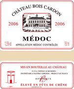 Chateau Bois Cardon Medoc Kosher 2016 750ml
