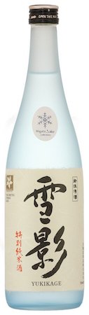 Yukikage Tokubetsu Junmai Sake 'Snow Shadow' NV 720ml