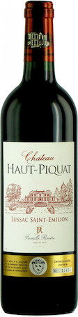 Chateau Haut Piquat Lussac St. Emilion 2016 375ml