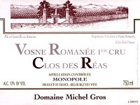 Domaine Michel Gros Vosne-Romanee 1er Cru Clos Des Reas 2017 750ml