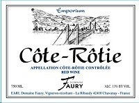 Domaine Faury Cote-Rotie Emporium 2017 750ml