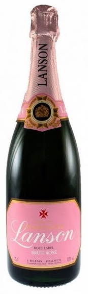 Lanson Champagne Brut Rose Rose Label NV 375ml