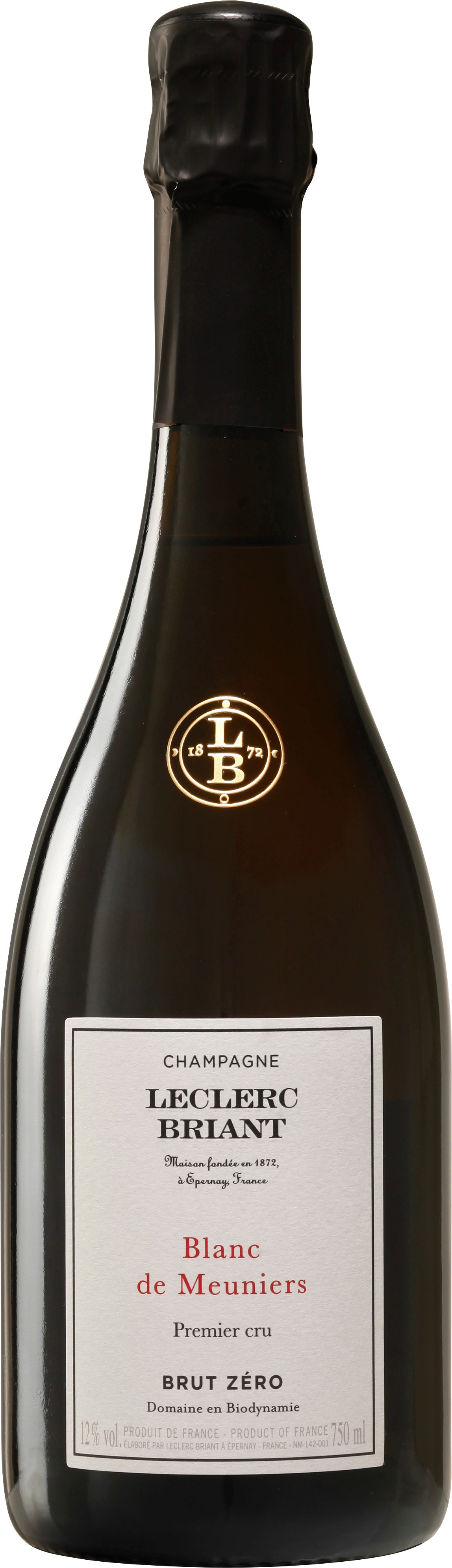 Leclerc Briant Champange Blanc De Meuniers Brut Zero 750ml