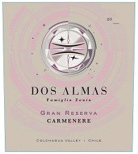 Dos Almas Carmenere Gran Reserva 2015 750ml