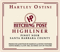 Hitching Post Pinot Noir Highliner 2017 750ml