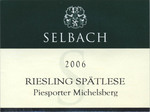 J&H Selbach Piesporter Michelsberg Riesling Spatlese 2018 750ml