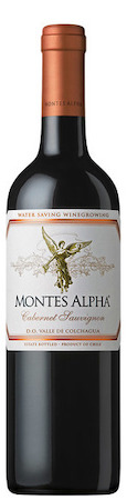 Montes Cabernet Sauvignon Alpha 2018 750ml