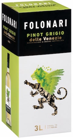 Folonari Pinot Grigio Venezie Igt 3.0Ltr