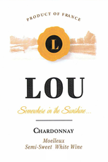 Lou Chardonnay Semi Sweet 2017 750ml