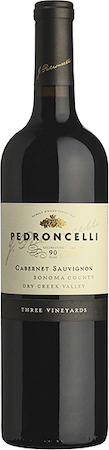 Pedroncelli Cabernet Sauvignon 3 Vineyards 2017 375ml