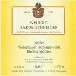 Schneider Niederhauser Hermannshohle Riesling Spatlese 2019 750ml